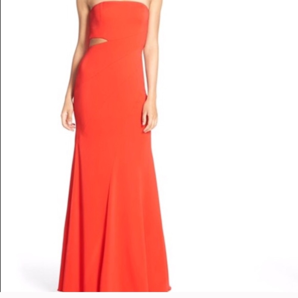 Jay Godfrey ‘Doyle’ strapless cutout gown
